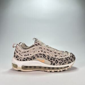 Nike Air Max 97 SE Desert Sand Leopard Lifestyle Sneakers CW5595-001 Womens Sz 7
